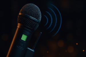 interferências em microfones sem fio