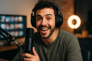 microfone para podcast