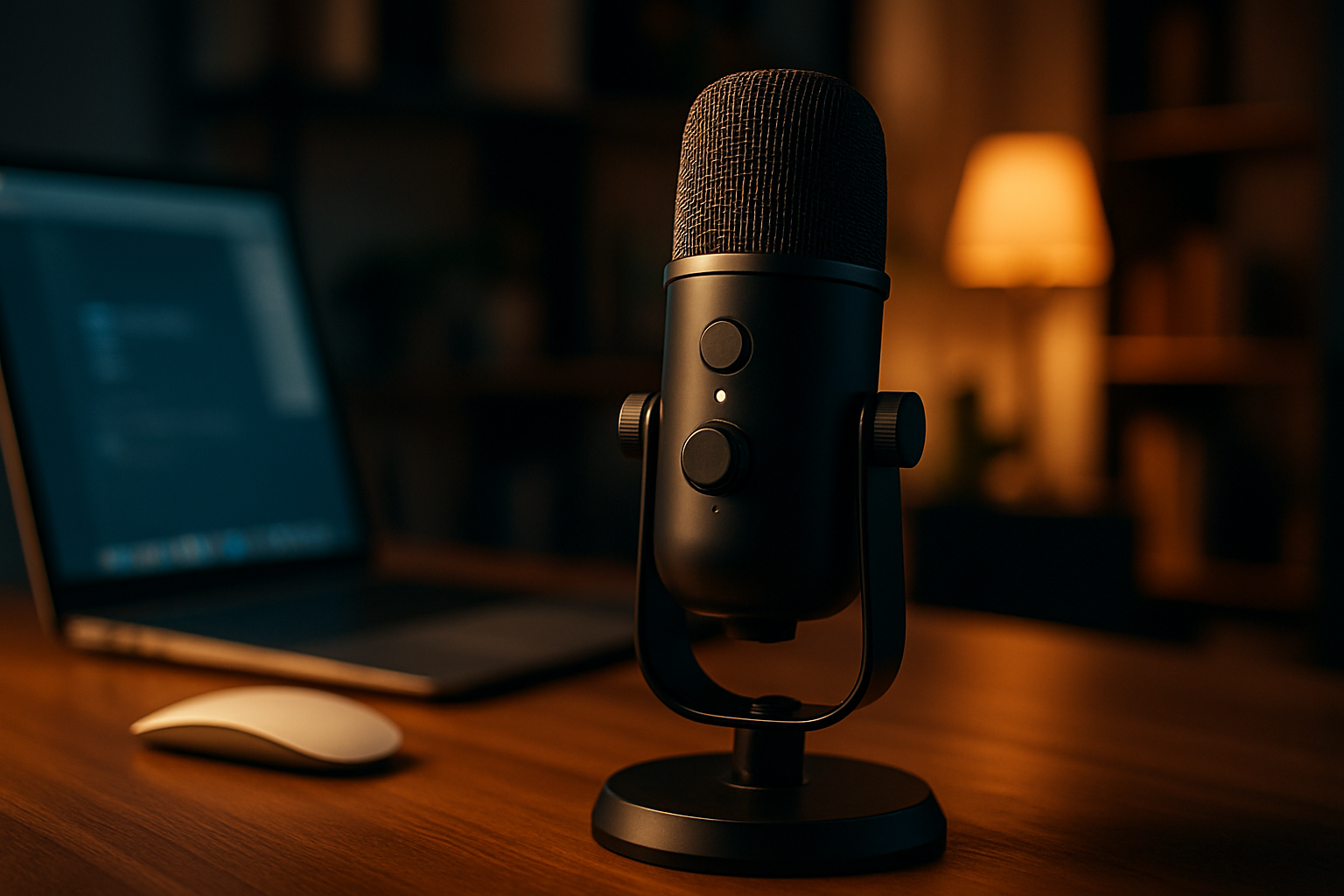 melhor microfone para home office