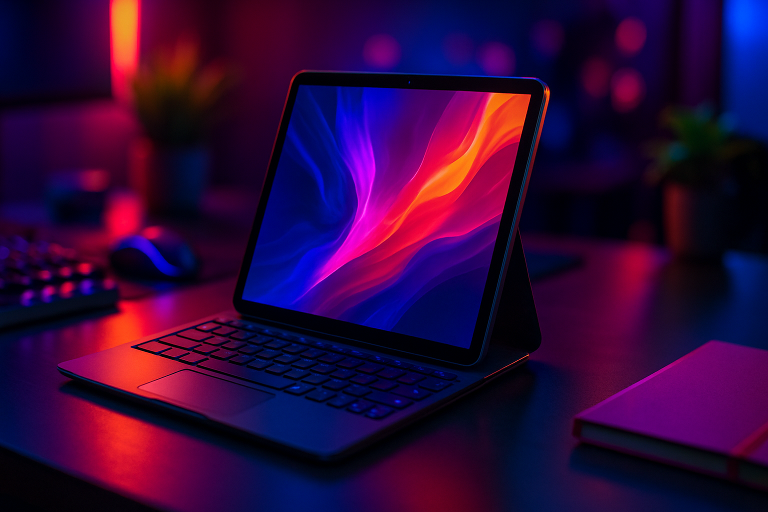 tablet com teclado removível