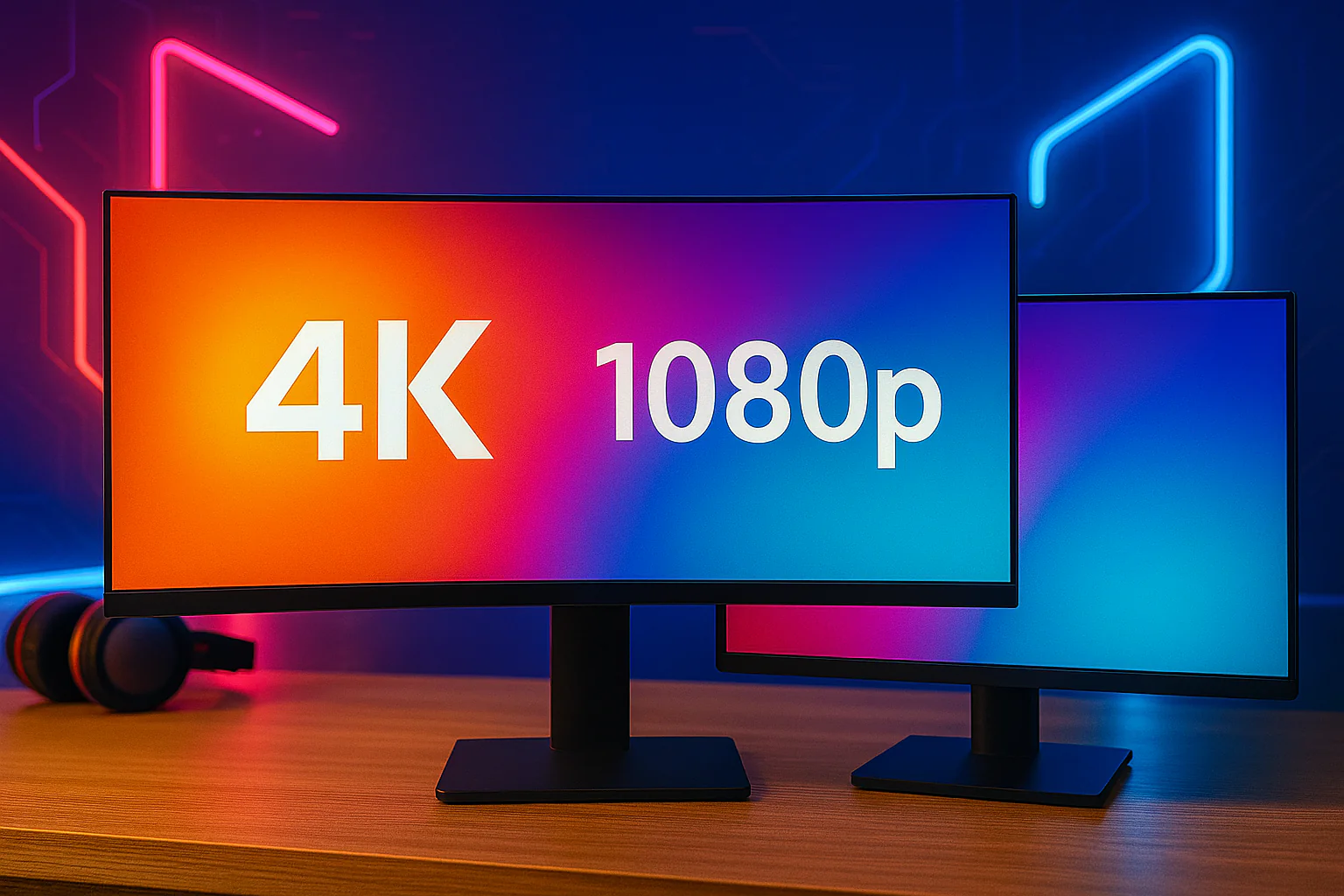 Monitores 4K ou 1080p
